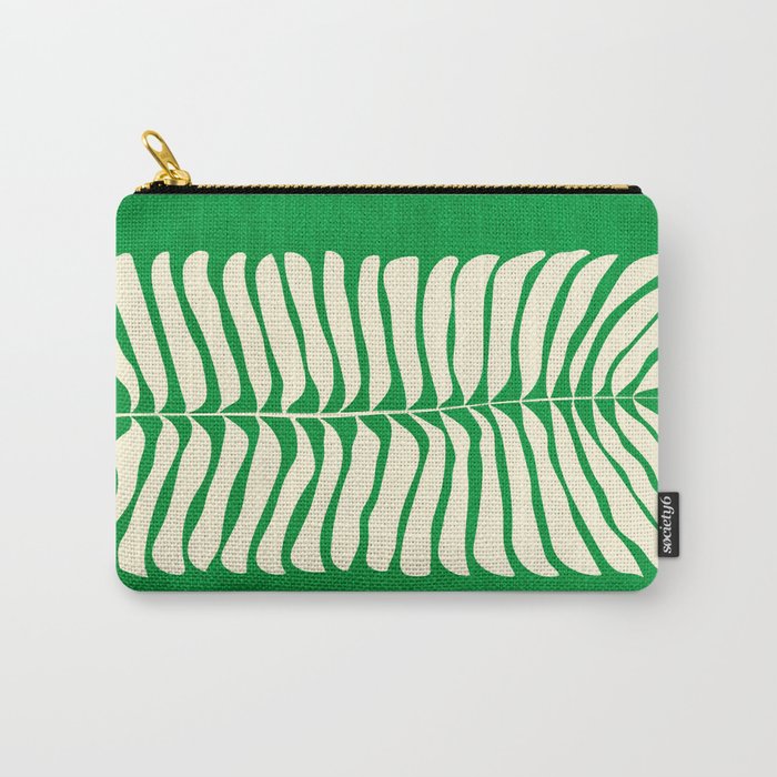 JAZZ FERNS 04 | Pine Green Matisse Edition Carry All Pouch Gallery Image 1