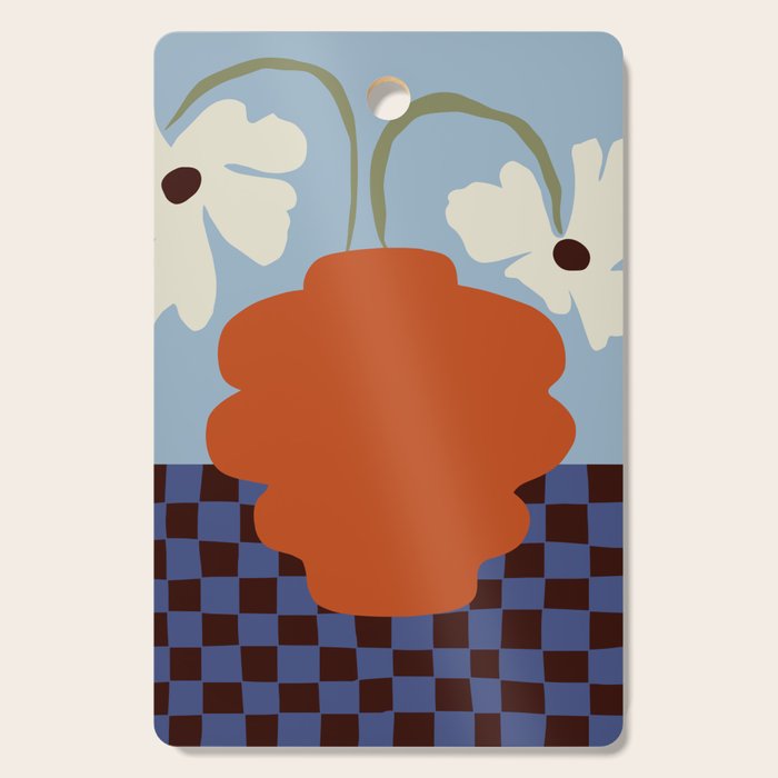 Blooming_Dropping and checkerboard   Cutting Board Gallery Image 1