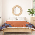 Blooming_Dropping and checkerboard   Duvet Cover Gallery Image 3