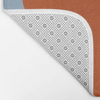 Blooming_Dropping and checkerboard   Bath Mat Gallery Image 2