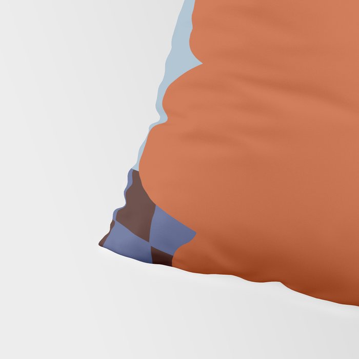 Blooming_Dropping and checkerboard   Pillow Sham Gallery Image 4