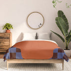 Blooming_Dropping and checkerboard   Comforter Gallery Image 3