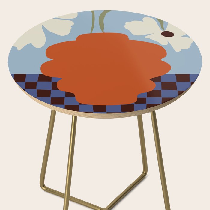 Blooming_Dropping and checkerboard   Side Table Gallery Image 2