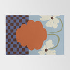 Blooming_Dropping and checkerboard   Rug Gallery Image 2