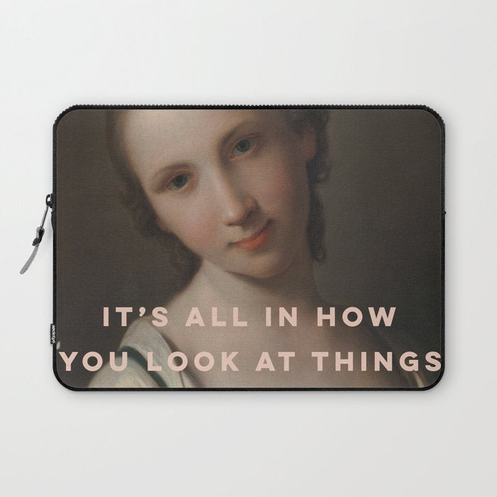 It's All In How You Look At Things Laptop Sleeve Gallery Image 1