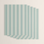 Mediterranean Ticking Stripe Sea Glass Sand Wrapping Paper Gallery Image 3