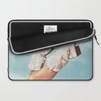 These Boots - Glitter Blue Sky Laptop Sleeve Gallery Image 2