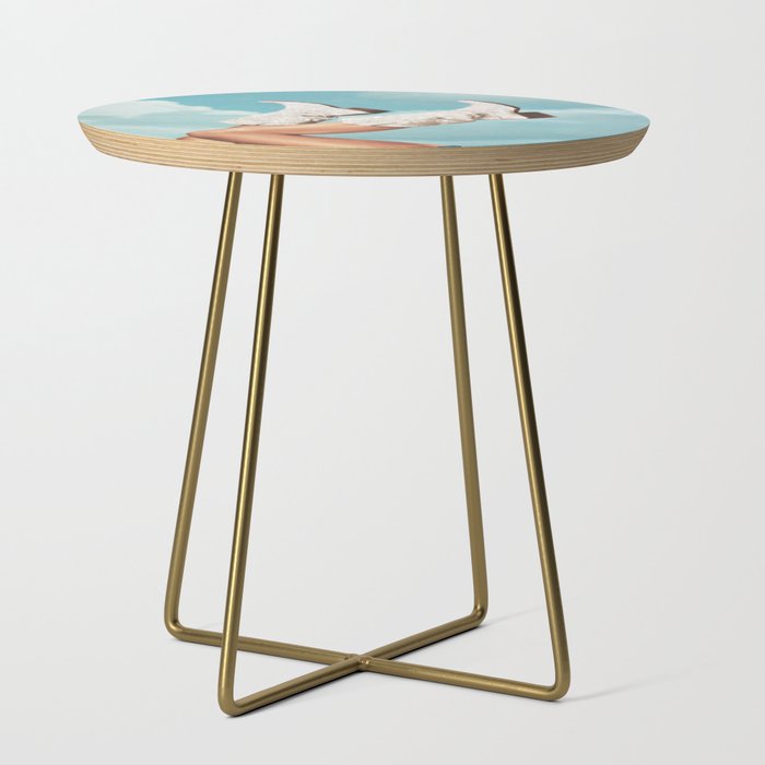 These Boots - Glitter Blue Sky Side Table Gallery Image 1