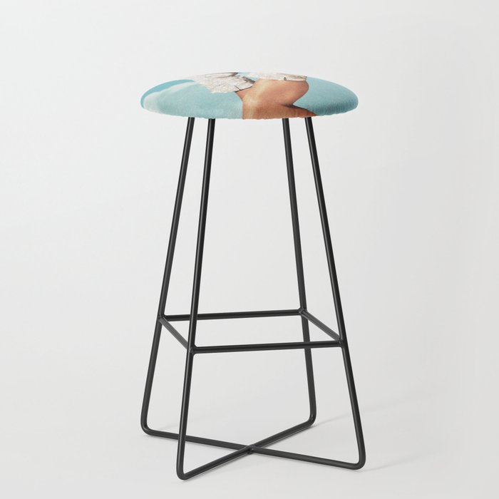 These Boots - Glitter Blue Sky Stool Gallery Image 1
