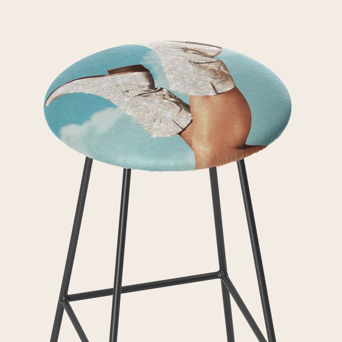 These Boots - Glitter Blue Sky Stool Gallery Image 2