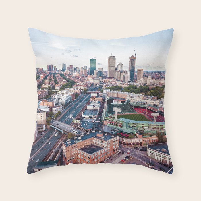 Boston City Throw Pillow Gallery Image 1