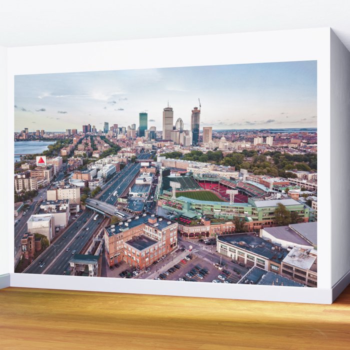 Boston City Wall Mural Gallery Image 2