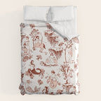 Zodiac Sign Astrology Toile Pattern Duvet Cover Gallery Image 6