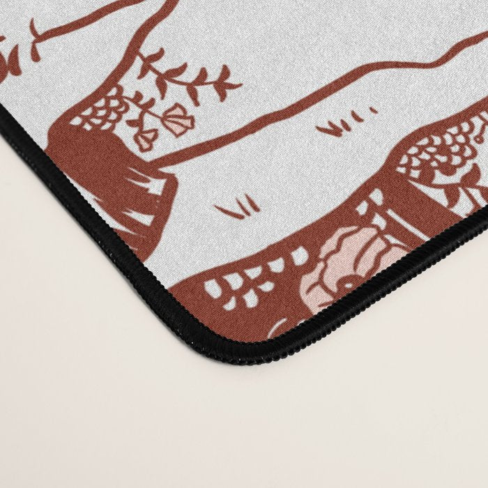 Zodiac Sign Astrology Toile Pattern Desk Mat Gallery Image 4