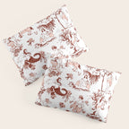 Zodiac Sign Astrology Toile Pattern Pillow Sham Gallery Image 3