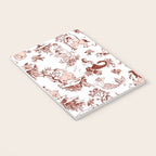 Zodiac Sign Astrology Toile Pattern Notebook Gallery Image 3