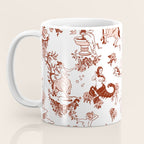 Zodiac Sign Astrology Toile Pattern Coffee Mug Gallery Image 3
