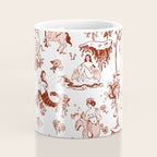 Zodiac Sign Astrology Toile Pattern Coffee Mug Gallery Image 4