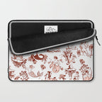 Zodiac Sign Astrology Toile Pattern Laptop Sleeve Gallery Image 2