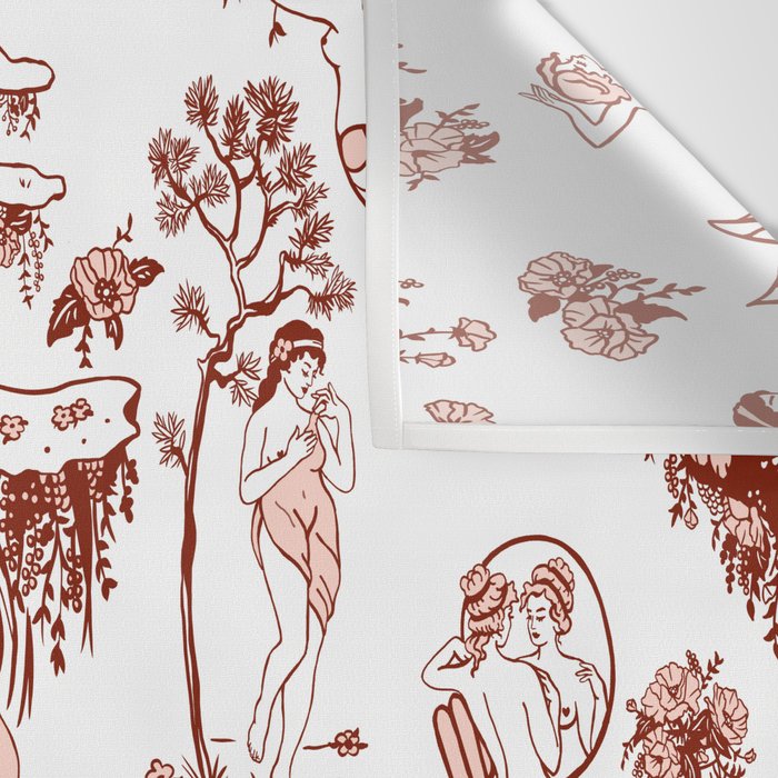 Zodiac Sign Astrology Toile Pattern Wall Tapestry Gallery Image 3