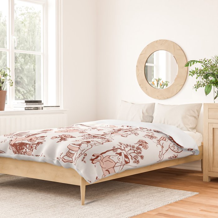 Zodiac Sign Astrology Toile Pattern Duvet Cover Gallery Image 2