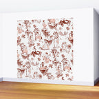 Zodiac Sign Astrology Toile Pattern Wall Mural Gallery Image 2