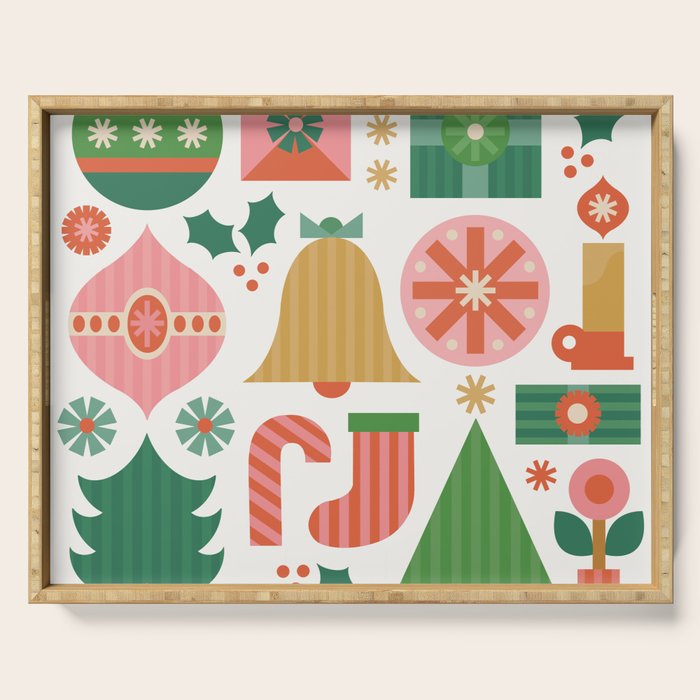 Gifts of Christmas Serving Tray Gallery Image 1