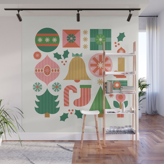 Gifts of Christmas Wall Mural Gallery Image 1