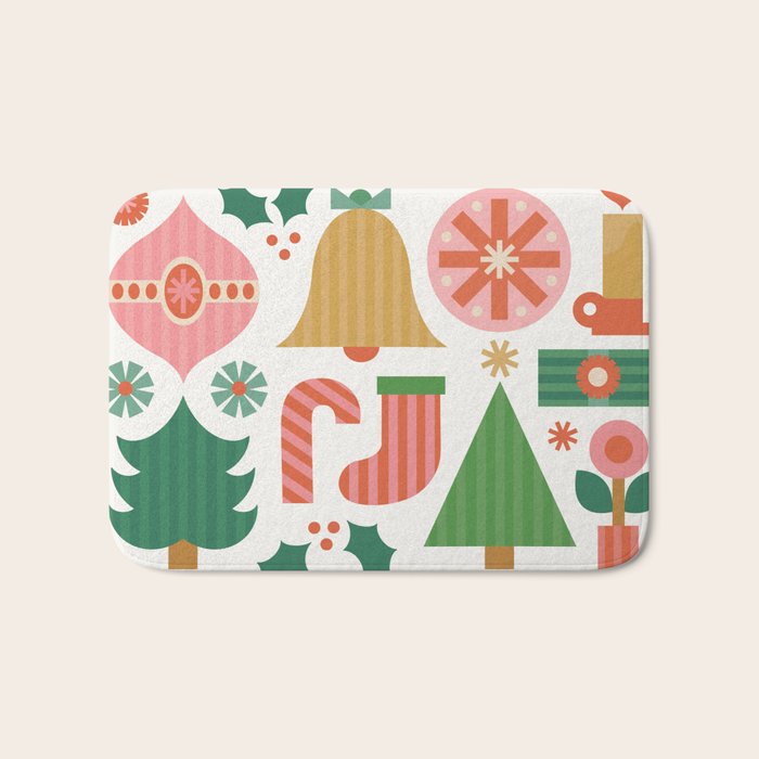 Gifts of Christmas Bath Mat Gallery Image 1