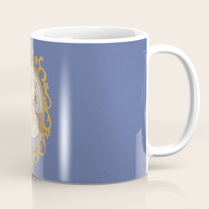 Whimsical Swan with Bow Cottagecore Fairytale Storybook Nursery Wall Art Coffee Mug Gallery Image 1