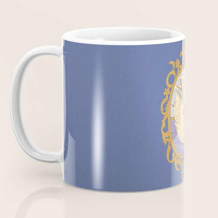 Whimsical Swan with Bow Cottagecore Fairytale Storybook Nursery Wall Art Coffee Mug Gallery Image 3
