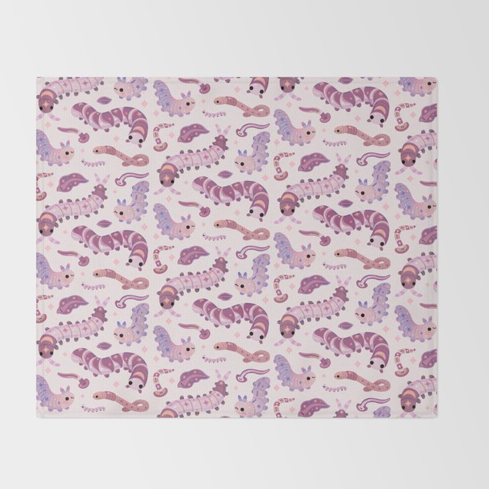Twinkle twinkle long bugs Throw Blanket Gallery Image 2