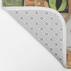 Klimt Cat with Green Eyes Bath Mat Gallery Image 2