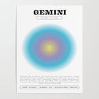 Gemini Zodiac Aura Print Poster Gallery Image 4