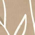 Abstract beige line art botanical Coffee Mug Gallery Image 2