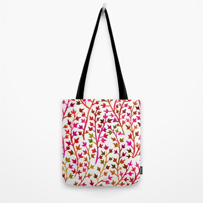 Pink Ivy Tote Bag Gallery Image 2