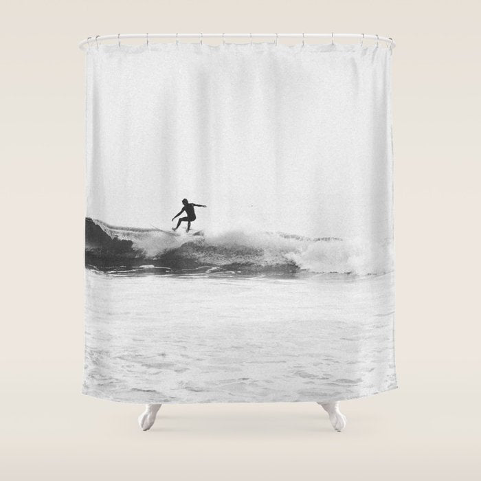 LETS SURF CLXII Shower Curtain Gallery Image 1