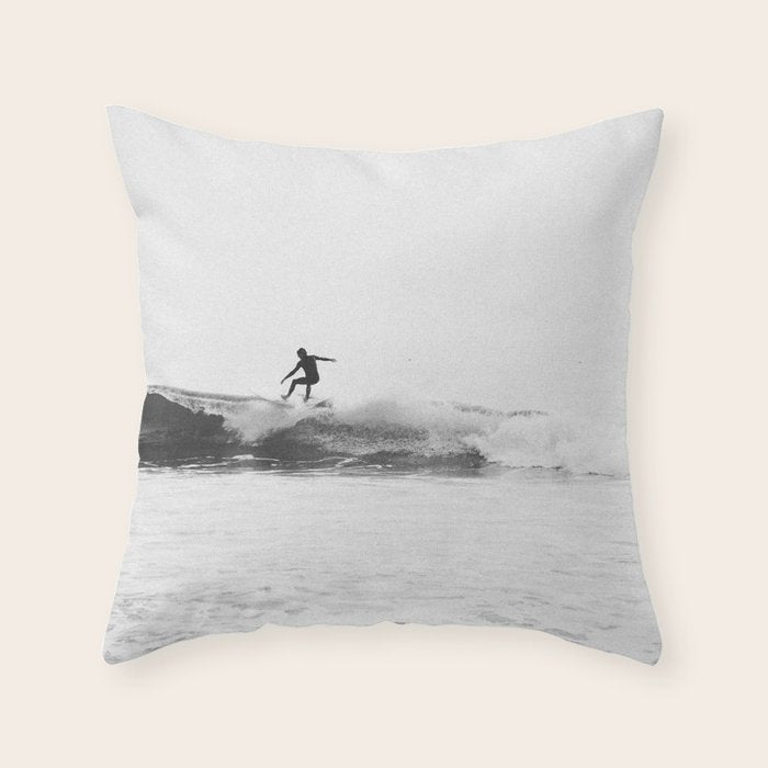 LETS SURF CLXII Throw Pillow Gallery Image 1