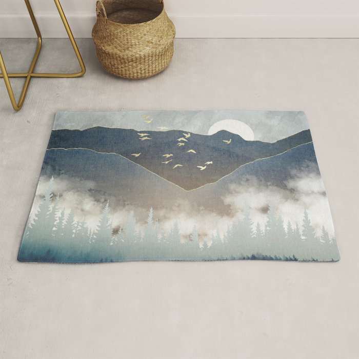 Blue Mountain Mist Rug Gallery Image 1