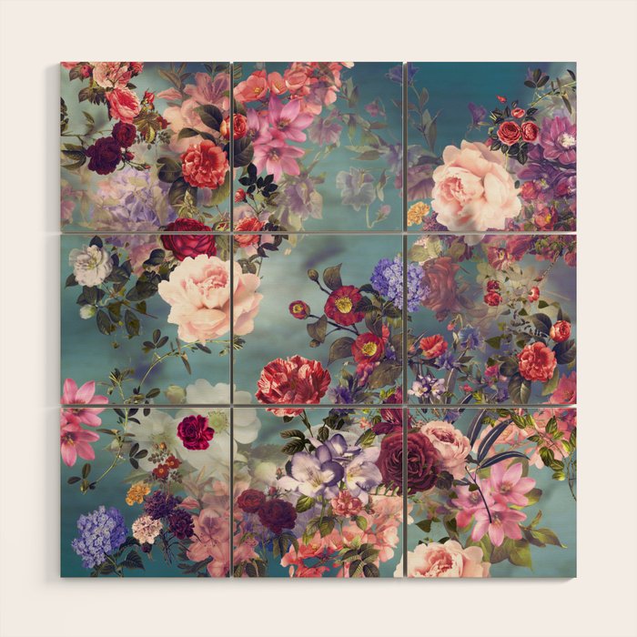 Beautiful Garden 2 Wood Wall Art Gallery Image 1