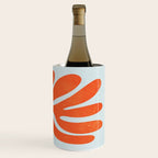 Fire Red: Wild Leaf | Matisse Foliage Paper Cutouts 01 Wine Chiller Gallery Image 3