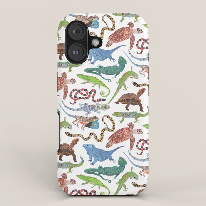 Endangered Reptiles Around the World iPhone Case Gallery Image 1