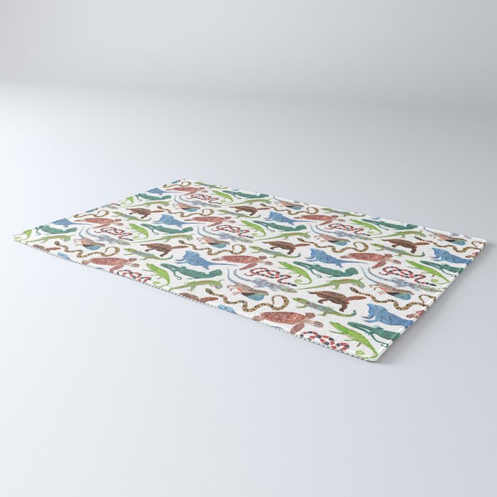 Endangered Reptiles Around the World Rug Gallery Image 3