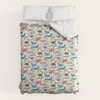 Endangered Reptiles Around the World Duvet Cover Gallery Image 6