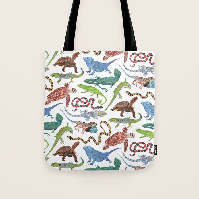 Endangered Reptiles Around the World Tote Bag Gallery Image 1