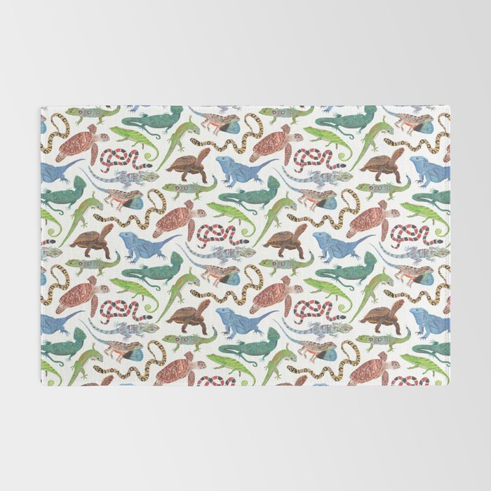 Endangered Reptiles Around the World Rug Gallery Image 2
