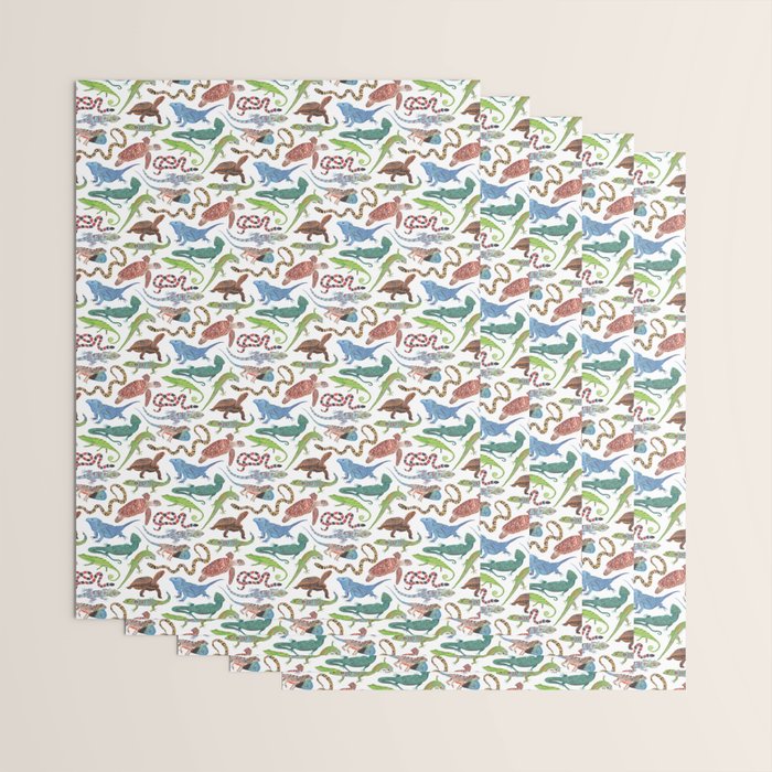 Endangered Reptiles Around the World Wrapping Paper Gallery Image 3