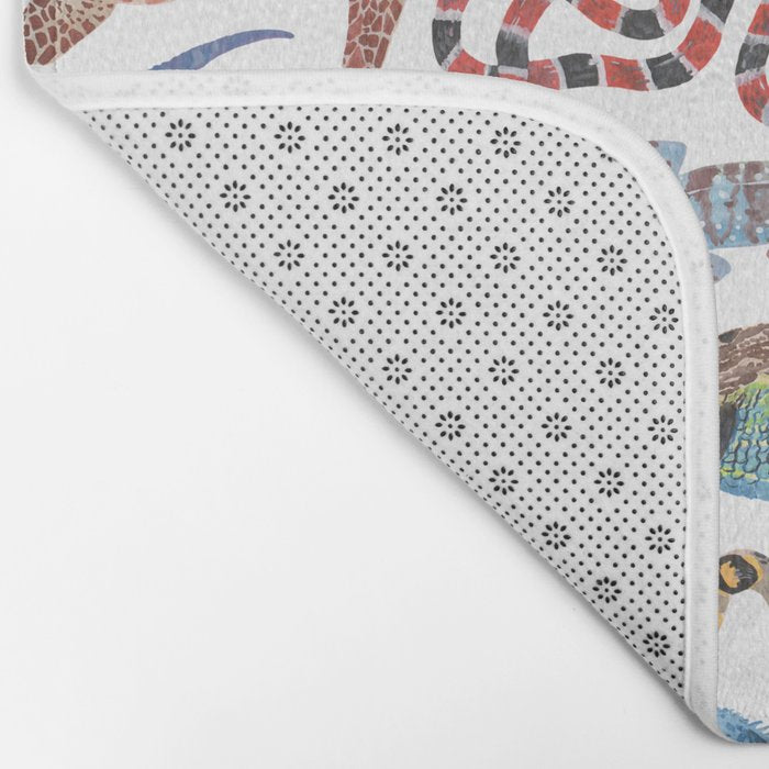Endangered Reptiles Around the World Bath Mat Gallery Image 2