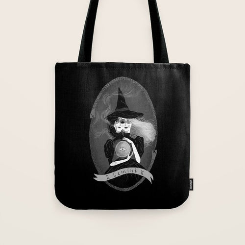 Gemini Witchy Zodiac Tote Bag Gallery Image 1