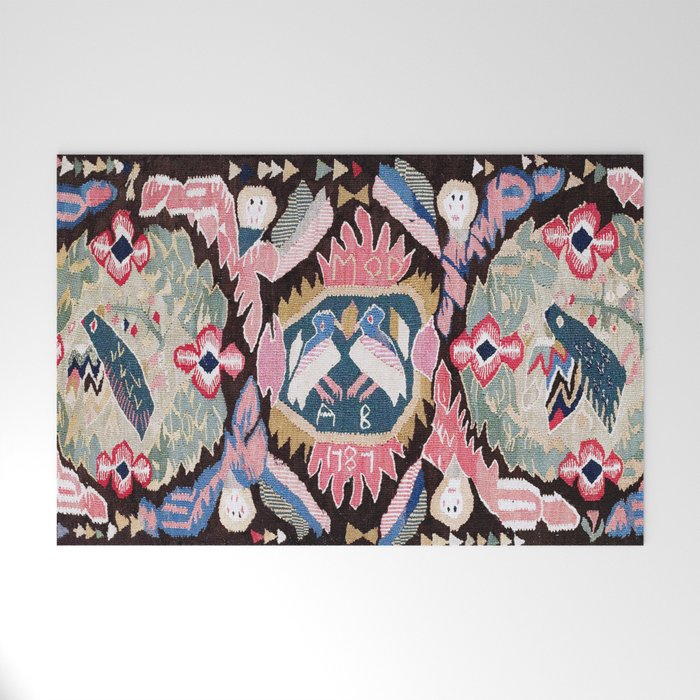 Agedyna Skåne Swedish  Antique Carriage Cushion Print Welcome Mat Gallery Image 1